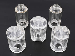 Producción CNC de piezas en forma de varilla acrílica Torno Perforación Roscado Pasos de torno - Product Image 3