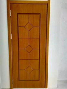 Panel de puerta interior imprimación blanca moldeada melamina <span class=keywords><strong>MDF</strong></span> panel de puerta panel de prensa de hierro en relieve de melamina - Product Image 4