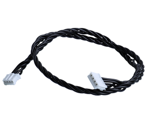 PH2.0mm ประกอบสายเคเบิลสายไฟแบบบิด4P EH2.5mm 4Pin ตัวนำทองแดงหุ้มฉนวนพีวีซี L250mm สำหรับการใช้งานทางอิเล็กทรอนิกส์ - Product Image 2