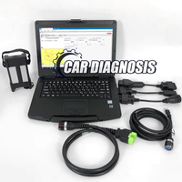 Cf54 ordinateur portable + Pour Vocom 88890300 OBD2 Adaptateur OBD Scanner Camion Pelle chargeuse sur pneus niveleuse Interface de Diagnostic pour Renault/UD