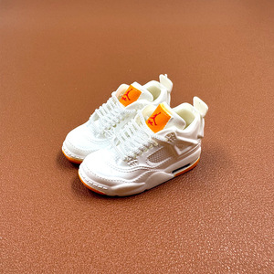 Moule à <span class=keywords><strong>chaussures</strong></span> 3D <span class=keywords><strong>Aj4</strong></span> Mini, <span class=keywords><strong>Chaussures</strong></span> Nude, Une paire de <span class=keywords><strong>chaussures</strong></span> de basketball 3D, Boîte surprise tendance, Décoration de bureau - Product Image 4