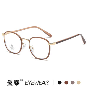 Eyewear <b>Round</b> <b>Frame</b> TR Metals Blue Light Protection Unisex Medium Size - Product Image 5