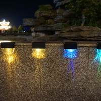 Lumières solaires de plate-forme et de barrière de LED d'IP65 pour le chemin et les terrasses de cour d'allée de patio de jardin