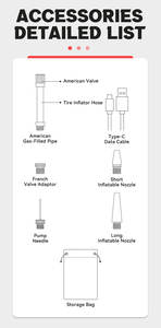 <span class=keywords><strong>Inflador</strong></span> de neumáticos de aire inteligente K25, bomba de aire para bicicleta, bomba de aire <span class=keywords><strong>xiaomi</strong></span>, accesorios para coche, bomba de aire portátil para neumáticos de coche, bomba de aire para tienda - Product Image 5
