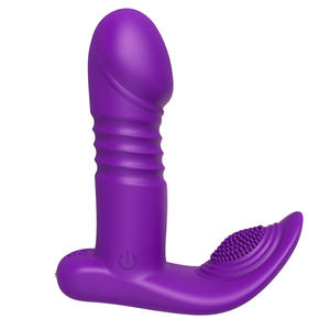 Grensoverschrijdende Nieuwe Draagbare Telescopische Vrouwelijke G-Spot Toverstaf Seksspeelspeeltje Vibrator Voor Volwassenen Met Dildo Met Schroefdraad - Product Image 5