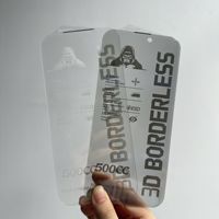 Protection d'écran en verre trempé Full-screen 500CC Black King Kong pour 17 Pro Max, sans bordure, anti-espion, verre de confidentialité