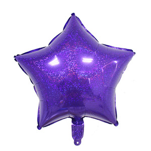 Globo de <span class=keywords><strong>estrella</strong></span> láser de 18 pulgadas para decoración de fiesta de feliz cumpleaños boda San Valenin decoración de fiesta Globos de helio al por mayor - Product Image 3