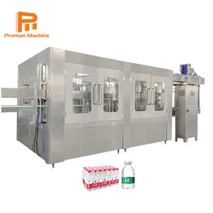 China Manufacturers 3 In 1 Rotary Type 500ml 5l 10l Pet Bottle Water Bottling Plant Drinking Mineral Pure Water Filling Machine
