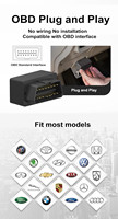 OBD Plug-and-Play OBD Auto GPS-Tracker Echtzeit-Ortungsgerät GPS-Locator OBDII mit Kostenloser Online-App