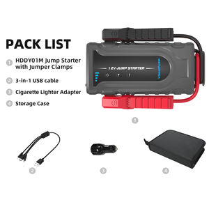 Abordable <span class=keywords><strong>1000A</strong></span> Jumper <span class=keywords><strong>Cable</strong></span> Premium 14800mAh Jump Starter Haute performance <span class=keywords><strong>1000A</strong></span> Jump <span class=keywords><strong>Cable</strong></span> - Product Image 5