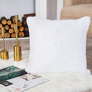 OEKO-TEX Mignon Canapé En Plein Air Salon Décor À La Maison Oreiller Multi couleur Faux De Fourrure De Lapin <span class=keywords><strong>Coussin</strong></span> - Product Image 5