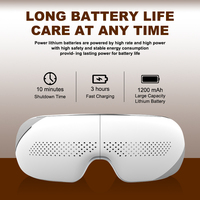 Masseur pour les yeux avec chaleur Airbag Musique Cadeaux d'anniversaire de Noël pour masque pour les yeux intelligent pour se détendre Soulagement de la fatigue oculaire Améliorer le sommeil
