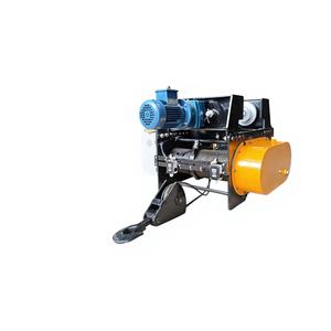 Polipasto de cable de acero de 2 toneladas de capacidad, 9 metros de altura de elevación, velocidad de 6 MPM, freno de disco, caja de engranajes Rotorq, motor Neptune CT, engranaje superior - Product Image 1