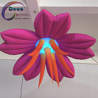 Costume gonflable géant de ballon de fleur gonflable pour le modèle extérieur de parties d'événements avec le ventilateur de lampe de LED pour des décorations