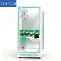 Mesin Cakar Koin Profesional yang Dapat Disesuaikan, Mainan Crane Cube, Harga Terjangkau, Peralatan Arcade Green Tide House