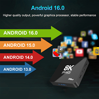 Decodificador Topleo Smart TV Box con 8GB RAM 128GB ROM Android 14 Certificado Reproductor Multimedia 4K 8K para Streaming por Internet