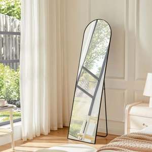 2025 Trending Custom Framed <b>Full</b>-<b>Length</b> <b>Arched</b> 4mm Silver Decorative <b>Mirror</b> Industrial Home Decor Living Room Salon Furniture - Product Image 6