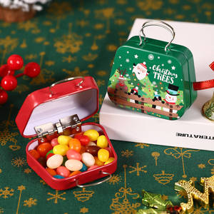 Mystic Arts Christmas Storage <b>Box</b> Metal Cartoon Design For Candy <b>Cookie</b> Home Decoration - Product Image 4