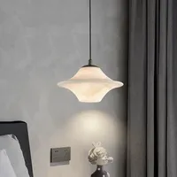 Lustre en marbre de cuivre de haute qualité nordique postmoderne Designer Restaurant bar chambre lampe de chevet