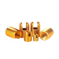 High quality H90 H80 H70 H62 H59 Natural Brass Metric Inner Thread ES 302 Slotted Self Tapping Threaded Insert