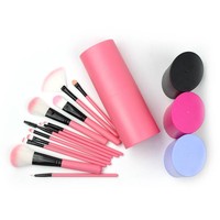 Pinceau de maquillage fabricant professionnel de luxe 12 pièces en gros privé Logo personnalisé étiquette maquillage pinceau ensemble