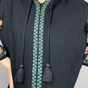 Nuevas Blusas Casuales de Moda para Mujer, Camisas Bordadas, Tops de Verano Elegantes y Sexys de Satén, Seda, Lino, Malla y Chifón - Product Image 5