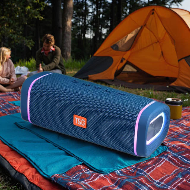 2025 Best Selling TG375 High Quality Portable Outdoor Waterproof 1200mAh 10W Output Power Wireless BT Speaker