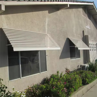 Nouvelles Fenêtres à Persiennes Horizontales Manuelles 2025 en Alliage d'Aluminium avec Isolation Phonique et Pare-Soleil, Ventilation Moderne