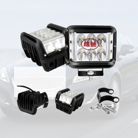 Promotion : Mini barre lumineuse LED bleue tout-terrain 4 pouces, projecteur combiné spot et flood 12V 36W pour voiture