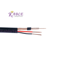 Cable coaxial Siamés RG59 0.81CU 2C/18AWG con cables de comunicación de alimentación Producto