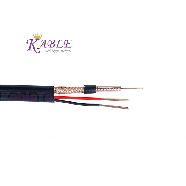 Siamese RG59 0.81CU 2C/18AWG Coaxial Cable with Power Communication Cables Product