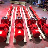 Pompe à incendie électrique portable personnalisable Jeri OEM, pompe à incendie verticale à long arbre pour puits profonds, application de circulation XBD