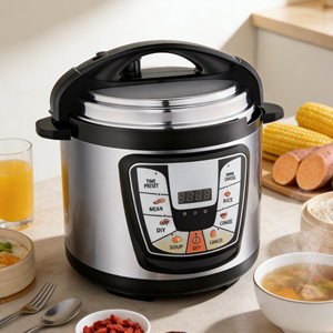 Electric Pressure <b>Cooker</b> <b>Multi</b> <b>Function</b> Stainless Steel 12 Litre Low Moq Small Large Size <b>Cooker</b> for Household KC04016 - Product Image 1