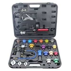 Car Radiator Pressure Tester Kit With Vacuum <b>Gauge</b> And Colorful Connectors For Leak Detection And Coolant Replacement - Product Image 1