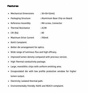Luminaria LED Polymatech Serie Cob Estándar FL27COB3030 Blanco Cálido 80 CRI para Tiendas Minoristas y Centros Comerciales de Moda - Product Image 4