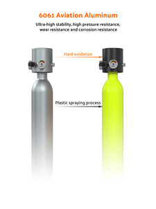 Smaco S300 Plus Mini Bouteille de Plongée 0.5L en Alliage d'Aluminium, Bouteille d'Air Haute Pression Compacte Légère Réutilisable - Product Image 4