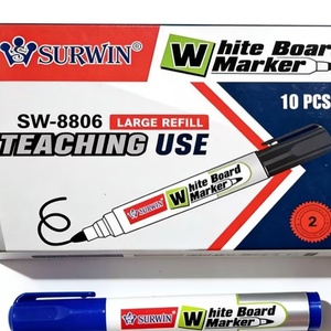 Marqueurs effaçables pour tableau blanc en promotion – Couleurs bleu, rouge, noir, vert – Idéal pour l'enseignement, l'éducation, le dessin interactif et le bricolage - Product Image 6