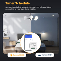 Module d'interrupteur intelligent de contrôle de la lumière Tuya ZigBee sans neutre 1 2 3 4 voies AC 200-240V, Module relais ZigBee