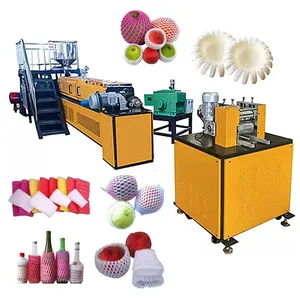 equipment for making pe foamed net extrusion fruit mesh packing machine cover epe foam net production line machines