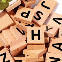 Nuevo Rompecabezas Educativo de Madera con Letras y Números en Inglés, de Doble Cara, para Niños de 4 a 7 Años, Multicolor