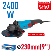 Meuleuse d'angle électrique FIXTEC de haute qualité 2400W, 230mm, machine de découpe et de meulage, meuleuse d'angle électrique robuste