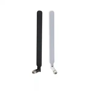 Antenne de canard en caoutchouc omnidirectionnelle pliable blanche GSM 3G 4G LTE d'approvisionnement direct d'usine