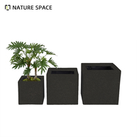 Pot Bunga Fiberglass Persegi Panjang Ukuran Khusus - Warna-Warni, Besar, Ramah Lingkungan, Tahan Lama untuk Penggunaan di Taman Luar Ruangan