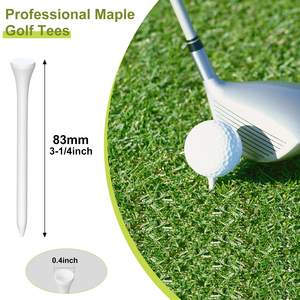 Tees de Golf Personalizados con Logotipo, Tees de Golf de Madera de Bambú, Decoración para Hombres y Mujeres, Accesorios para Fiestas Temáticas de Golf, Material Escolar - Product Image 3