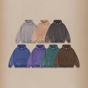 H5610 Sudaderas con Capucha Extra Grandes Unisex de Invierno, Estilo Urbano, 100% Algodón, 420 Gsm, Hombros Caídos, Personalizadas al por Mayor - Product Image 1