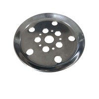 Plaque à doigts en acier inoxydable à 10 trous pour machine à éplucher la volaille, destinée aux lignes de traitement de la volaille et des poulets de chair