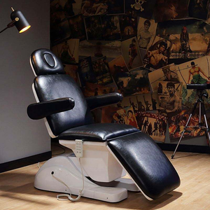 Pabrik harga langsung mendukung Salon kecantikan tukang cukur toko <span class=keywords><strong>Chiropractic</strong></span> peralatan tato Spa wajah meja pijat listrik tempat tidur - Product Image 6