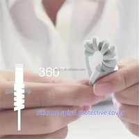 Manchon de protection en plastique de 18 mm pour câbles de données, organisateur pour câbles de charge de téléphones portables, ordinateurs et tablettes