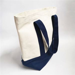 Sac fourre-tout en toile avec poignée à motif de lettres colorées, sac tendance pour l'université et le shopping - Product Image 5