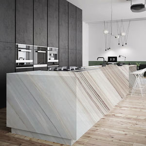 TMZ Palissandro Chiaro marbre blanc italien losa morden marbre décoratif Marmor caractéristique dalles murales pour hôtel villa département - Product Image 2